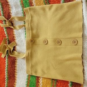 Vintage 90s crop top with tie shoulder straps